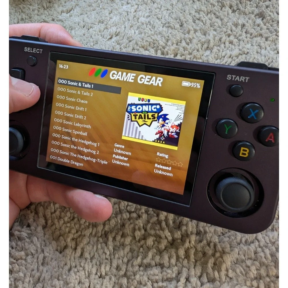 Anbernic RG353M‎ Handheld Retro Gaming Console w/ Game Libraries 3.5 IPS Screen